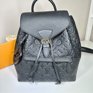Louis Vuitton Montsouris BB Noir Empreinte Backpack — Rare —Sold Out